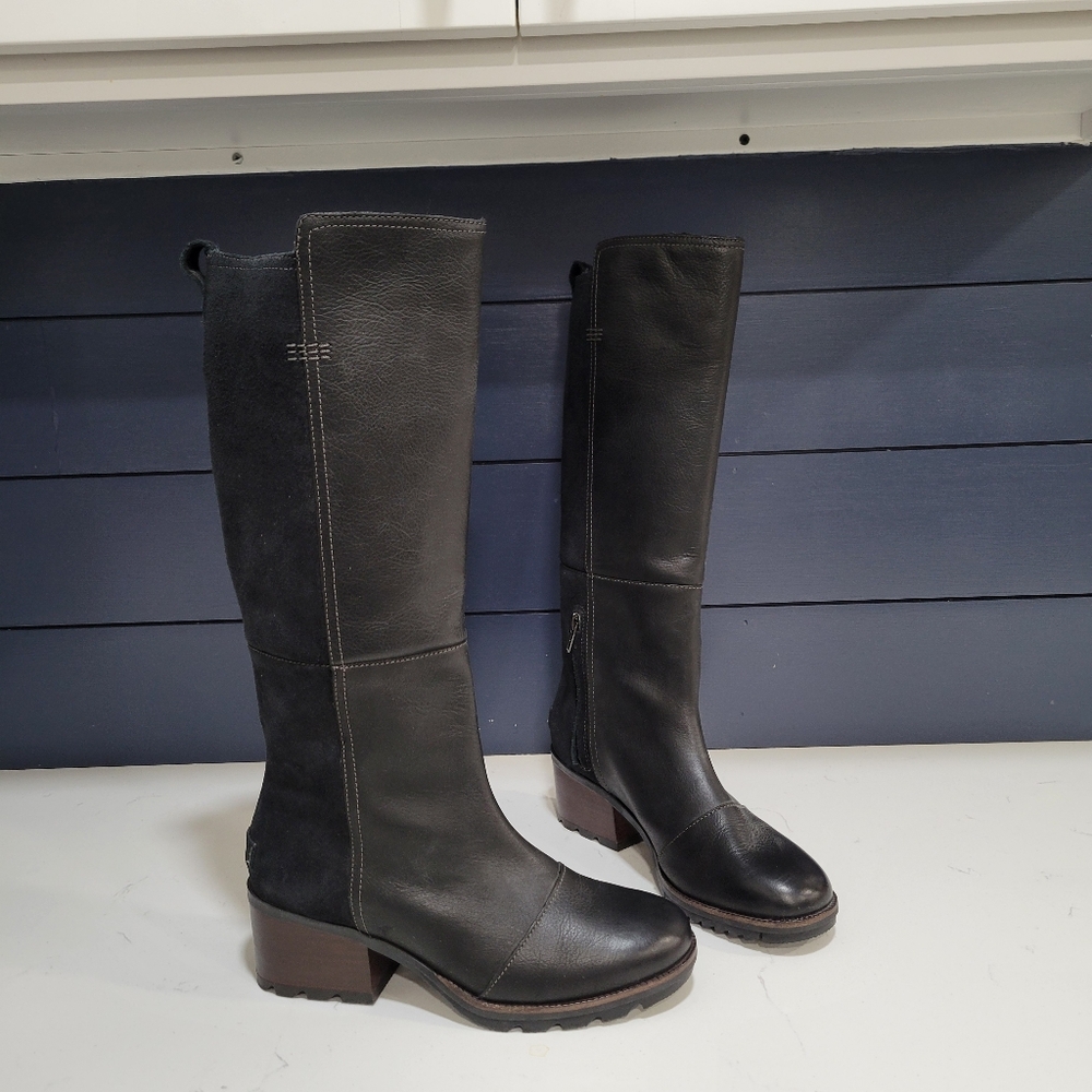 Sorel Black Heeled Boots